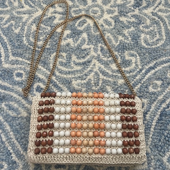 Anthropologie Handbags - Sale!!! Anthropologie beaded crossbody bag. Gorgeous and in great condition.